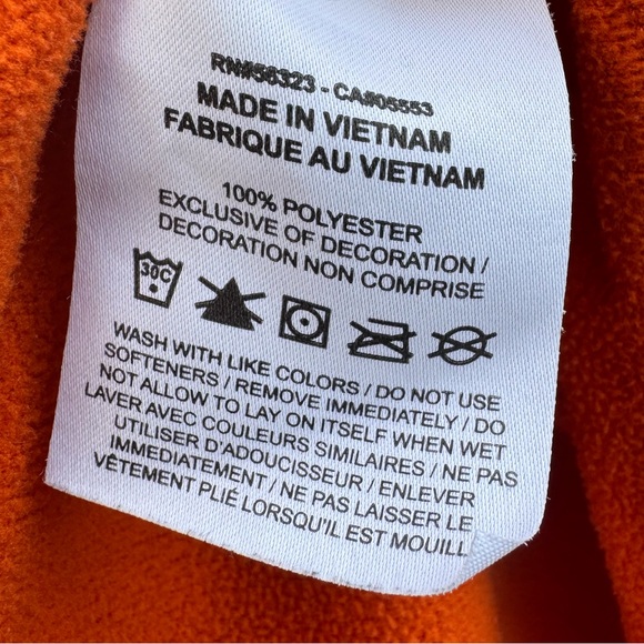 Nike Therma-Fit Rust/Pumpkin Orange Hoodie - Picture 8 of 10